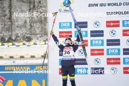 12.01.2024, Ruhpolding, Germany (GER): Mona Brorsson (SWE) - IBU World Cup Biathlon, sprint women, Ruhpolding (GER). www.nordicfocus.com. © Thibaut/NordicFocus. Every downloaded picture is fee-liable.