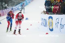 12.01.2024, Ruhpolding, Germany (GER): Benita Peiffer (CAN) - IBU World Cup Biathlon, sprint women, Ruhpolding (GER). www.nordicfocus.com. © Thibaut/NordicFocus. Every downloaded picture is fee-liable.