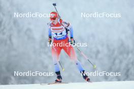 12.01.2024, Ruhpolding, Germany (GER): Amy Baserga (SUI) - IBU World Cup Biathlon, sprint women, Ruhpolding (GER). www.nordicfocus.com. © Manzoni/NordicFocus. Every downloaded picture is fee-liable.