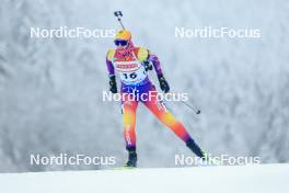 12.01.2024, Ruhpolding, Germany (GER): Alina Stremous (MDA) - IBU World Cup Biathlon, sprint women, Ruhpolding (GER). www.nordicfocus.com. © Manzoni/NordicFocus. Every downloaded picture is fee-liable.