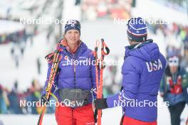 12.01.2024, Ruhpolding, Germany (GER): Event Feature: USA coaches  - IBU World Cup Biathlon, sprint women, Ruhpolding (GER). www.nordicfocus.com. © Thibaut/NordicFocus. Every downloaded picture is fee-liable.