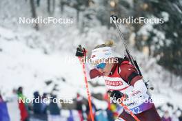 12.01.2024, Ruhpolding, Germany (GER): Baiba Bendika (LAT) - IBU World Cup Biathlon, sprint women, Ruhpolding (GER). www.nordicfocus.com. © Thibaut/NordicFocus. Every downloaded picture is fee-liable.