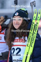 12.01.2024, Ruhpolding, Germany (GER): Lou Jeanmonnot (FRA) - IBU World Cup Biathlon, sprint women, Ruhpolding (GER). www.nordicfocus.com. © Manzoni/NordicFocus. Every downloaded picture is fee-liable.