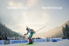 12.01.2024, Ruhpolding, Germany (GER): Daniela Kadeva (BUL) - IBU World Cup Biathlon, sprint women, Ruhpolding (GER). www.nordicfocus.com. © Thibaut/NordicFocus. Every downloaded picture is fee-liable.
