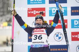 12.01.2024, Ruhpolding, Germany (GER): Mona Brorsson (SWE) - IBU World Cup Biathlon, sprint women, Ruhpolding (GER). www.nordicfocus.com. © Thibaut/NordicFocus. Every downloaded picture is fee-liable.