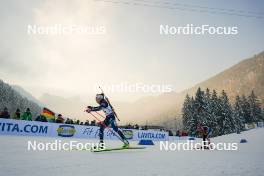 12.01.2024, Ruhpolding, Germany (GER): Oceane Michelon (FRA) - IBU World Cup Biathlon, sprint women, Ruhpolding (GER). www.nordicfocus.com. © Thibaut/NordicFocus. Every downloaded picture is fee-liable.