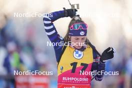 12.01.2024, Ruhpolding, Germany (GER): Justine Braisaz-Bouchet (FRA) - IBU World Cup Biathlon, sprint women, Ruhpolding (GER). www.nordicfocus.com. © Thibaut/NordicFocus. Every downloaded picture is fee-liable.