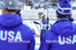 12.01.2024, Ruhpolding, Germany (GER): Kelsey Joan Dickinson (USA) - IBU World Cup Biathlon, sprint women, Ruhpolding (GER). www.nordicfocus.com. © Manzoni/NordicFocus. Every downloaded picture is fee-liable.