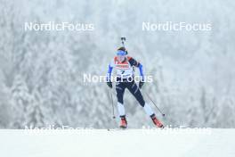 12.01.2024, Ruhpolding, Germany (GER): Tuuli Tomingas (EST) - IBU World Cup Biathlon, sprint women, Ruhpolding (GER). www.nordicfocus.com. © Manzoni/NordicFocus. Every downloaded picture is fee-liable.