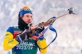 09.01.2024, Ruhpolding, Germany (GER): Peppe Femling (SWE) - IBU World Cup Biathlon, training, Ruhpolding (GER). www.nordicfocus.com. © Thibaut/NordicFocus. Every downloaded picture is fee-liable.