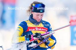09.01.2024, Ruhpolding, Germany (GER): Hanna Oeberg (SWE) - IBU World Cup Biathlon, training, Ruhpolding (GER). www.nordicfocus.com. © Thibaut/NordicFocus. Every downloaded picture is fee-liable.