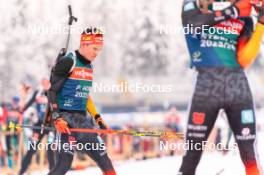 09.01.2024, Ruhpolding, Germany (GER): Philipp Horn (GER) - IBU World Cup Biathlon, training, Ruhpolding (GER). www.nordicfocus.com. © Thibaut/NordicFocus. Every downloaded picture is fee-liable.