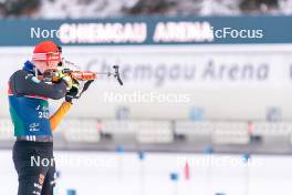 09.01.2024, Ruhpolding, Germany (GER): Johannes Kuehn (GER) - IBU World Cup Biathlon, training, Ruhpolding (GER). www.nordicfocus.com. © Thibaut/NordicFocus. Every downloaded picture is fee-liable.
