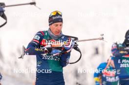 09.01.2024, Ruhpolding, Germany (GER): Quentin Fillon Maillet (FRA) - IBU World Cup Biathlon, training, Ruhpolding (GER). www.nordicfocus.com. © Thibaut/NordicFocus. Every downloaded picture is fee-liable.