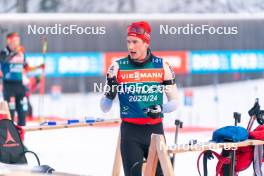 09.01.2024, Ruhpolding, Germany (GER): Sandro Bovisi (SUI) - IBU World Cup Biathlon, training, Ruhpolding (GER). www.nordicfocus.com. © Thibaut/NordicFocus. Every downloaded picture is fee-liable.