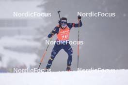 18.01.2024, Antholz, Italy (ITA): Didier Bionaz (ITA) - IBU World Cup Biathlon, short individual men, Antholz (ITA). www.nordicfocus.com. © Manzoni/NordicFocus. Every downloaded picture is fee-liable.