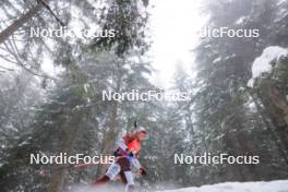 18.01.2024, Antholz, Italy (ITA): Aleksandrs Patrijuks (LAT) - IBU World Cup Biathlon, short individual men, Antholz (ITA). www.nordicfocus.com. © Manzoni/NordicFocus. Every downloaded picture is fee-liable.