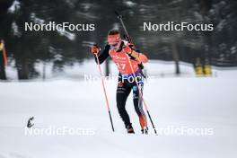 18.01.2024, Antholz, Italy (ITA): Benedikt Doll (GER) - IBU World Cup Biathlon, short individual men, Antholz (ITA). www.nordicfocus.com. © Manzoni/NordicFocus. Every downloaded picture is fee-liable.