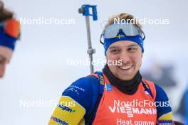 18.01.2024, Antholz, Italy (ITA): Viktor Brandt (SWE) - IBU World Cup Biathlon, short individual men, Antholz (ITA). www.nordicfocus.com. © Manzoni/NordicFocus. Every downloaded picture is fee-liable.