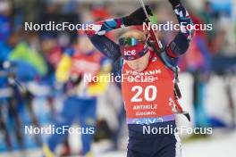 18.01.2024, Antholz, Italy (ITA): Johannes Dale-Skjevdal (NOR) - IBU World Cup Biathlon, short individual men, Antholz (ITA). www.nordicfocus.com. © Thibaut/NordicFocus. Every downloaded picture is fee-liable.