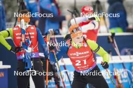 18.01.2024, Antholz, Italy (ITA): Matic Repnik (SLO) - IBU World Cup Biathlon, short individual men, Antholz (ITA). www.nordicfocus.com. © Thibaut/NordicFocus. Every downloaded picture is fee-liable.
