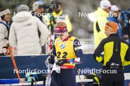 18.01.2024, Antholz, Italy (ITA): Johannes Thingnes Boe (NOR) - IBU World Cup Biathlon, short individual men, Antholz (ITA). www.nordicfocus.com. © Thibaut/NordicFocus. Every downloaded picture is fee-liable.