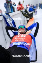 18.01.2024, Antholz, Italy (ITA): Raido Raenkel (EST) - IBU World Cup Biathlon, short individual men, Antholz (ITA). www.nordicfocus.com. © Manzoni/NordicFocus. Every downloaded picture is fee-liable.