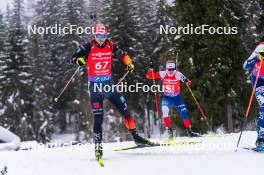 18.01.2024, Antholz, Italy (ITA): Danilo Riethmueller (GER) - IBU World Cup Biathlon, short individual men, Antholz (ITA). www.nordicfocus.com. © Thibaut/NordicFocus. Every downloaded picture is fee-liable.