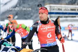 18.01.2024, Antholz, Italy (ITA): Philipp Nawrath (GER) - IBU World Cup Biathlon, short individual men, Antholz (ITA). www.nordicfocus.com. © Manzoni/NordicFocus. Every downloaded picture is fee-liable.