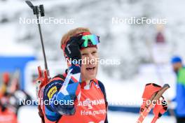 18.01.2024, Antholz, Italy (ITA): Johannes Dale-Skjevdal (NOR) - IBU World Cup Biathlon, short individual men, Antholz (ITA). www.nordicfocus.com. © Manzoni/NordicFocus. Every downloaded picture is fee-liable.