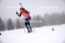 18.01.2024, Antholz, Italy (ITA): Johannes Dale-Skjevdal (NOR) - IBU World Cup Biathlon, short individual men, Antholz (ITA). www.nordicfocus.com. © Manzoni/NordicFocus. Every downloaded picture is fee-liable.