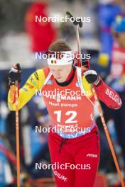 18.01.2024, Antholz, Italy (ITA): Thierry Langer (BEL) - IBU World Cup Biathlon, short individual men, Antholz (ITA). www.nordicfocus.com. © Thibaut/NordicFocus. Every downloaded picture is fee-liable.