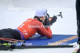 18.01.2024, Antholz, Italy (ITA): Rasmus Schiellerup (DEN) - IBU World Cup Biathlon, short individual men, Antholz (ITA). www.nordicfocus.com. © Manzoni/NordicFocus. Every downloaded picture is fee-liable.