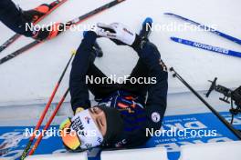 18.01.2024, Antholz, Italy (ITA): Eric Perrot (FRA) - IBU World Cup Biathlon, short individual men, Antholz (ITA). www.nordicfocus.com. © Manzoni/NordicFocus. Every downloaded picture is fee-liable.