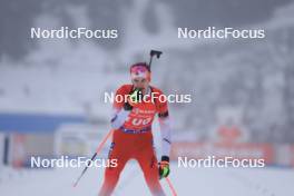 18.01.2024, Antholz, Italy (ITA): Logan Pletz (CAN) - IBU World Cup Biathlon, short individual men, Antholz (ITA). www.nordicfocus.com. © Manzoni/NordicFocus. Every downloaded picture is fee-liable.