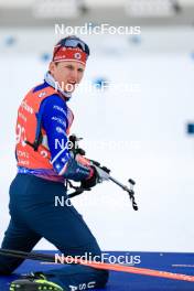 18.01.2024, Antholz, Italy (ITA): Maxime Germain (USA) - IBU World Cup Biathlon, short individual men, Antholz (ITA). www.nordicfocus.com. © Manzoni/NordicFocus. Every downloaded picture is fee-liable.