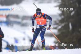 18.01.2024, Antholz, Italy (ITA): Quentin Fillon Maillet (FRA) - IBU World Cup Biathlon, short individual men, Antholz (ITA). www.nordicfocus.com. © Manzoni/NordicFocus. Every downloaded picture is fee-liable.