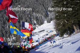 19.01.2024, Antholz, Italy (ITA): Dorothea Wierer (ITA), Anamarija Lampic (SLO), (l-r) - IBU World Cup Biathlon, short individual women, Antholz (ITA). www.nordicfocus.com. © Thibaut/NordicFocus. Every downloaded picture is fee-liable.