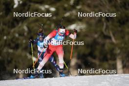 19.01.2024, Antholz, Italy (ITA): Nadia Moser (CAN) - IBU World Cup Biathlon, short individual women, Antholz (ITA). www.nordicfocus.com. © Thibaut/NordicFocus. Every downloaded picture is fee-liable.