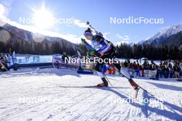 19.01.2024, Antholz, Italy (ITA): Tuuli Tomingas (EST) - IBU World Cup Biathlon, short individual women, Antholz (ITA). www.nordicfocus.com. © Manzoni/NordicFocus. Every downloaded picture is fee-liable.