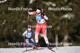19.01.2024, Antholz, Italy (ITA): Benita Peiffer (CAN) - IBU World Cup Biathlon, short individual women, Antholz (ITA). www.nordicfocus.com. © Thibaut/NordicFocus. Every downloaded picture is fee-liable.