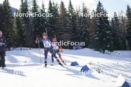 19.01.2024, Antholz, Italy (ITA): Juni Arnekleiv (NOR), Janina Hettich-Walz (GER), (l-r) - IBU World Cup Biathlon, short individual women, Antholz (ITA). www.nordicfocus.com. © Thibaut/NordicFocus. Every downloaded picture is fee-liable.