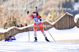 19.01.2024, Antholz, Italy (ITA): Nadia Moser (CAN) - IBU World Cup Biathlon, short individual women, Antholz (ITA). www.nordicfocus.com. © Manzoni/NordicFocus. Every downloaded picture is fee-liable.