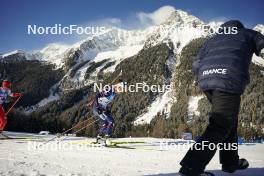 19.01.2024, Antholz, Italy (ITA): Joanna Jakiela (POL), Lou Jeanmonnot (FRA), (l-r) - IBU World Cup Biathlon, short individual women, Antholz (ITA). www.nordicfocus.com. © Thibaut/NordicFocus. Every downloaded picture is fee-liable.