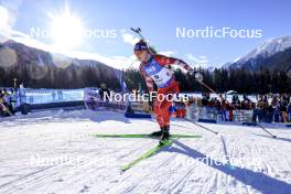 19.01.2024, Antholz, Italy (ITA): Anna Gandler (AUT) - IBU World Cup Biathlon, short individual women, Antholz (ITA). www.nordicfocus.com. © Manzoni/NordicFocus. Every downloaded picture is fee-liable.
