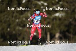 19.01.2024, Antholz, Italy (ITA): Dunja Zdouc (AUT) - IBU World Cup Biathlon, short individual women, Antholz (ITA). www.nordicfocus.com. © Thibaut/NordicFocus. Every downloaded picture is fee-liable.