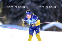19.01.2024, Antholz, Italy (ITA): Anna Magnusson (SWE) - IBU World Cup Biathlon, short individual women, Antholz (ITA). www.nordicfocus.com. © Manzoni/NordicFocus. Every downloaded picture is fee-liable.