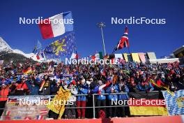 19.01.2024, Antholz, Italy (ITA): Event Feature: fans - IBU World Cup Biathlon, short individual women, Antholz (ITA). www.nordicfocus.com. © Thibaut/NordicFocus. Every downloaded picture is fee-liable.