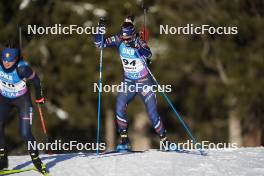 19.01.2024, Antholz, Italy (ITA): Gilonne Guigonnat (FRA) - IBU World Cup Biathlon, short individual women, Antholz (ITA). www.nordicfocus.com. © Thibaut/NordicFocus. Every downloaded picture is fee-liable.