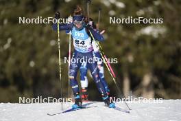 19.01.2024, Antholz, Italy (ITA): Sara Scattolo (ITA) - IBU World Cup Biathlon, short individual women, Antholz (ITA). www.nordicfocus.com. © Thibaut/NordicFocus. Every downloaded picture is fee-liable.